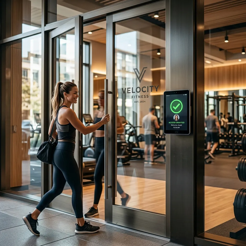 Smart Biometric Door Lock Check-in System