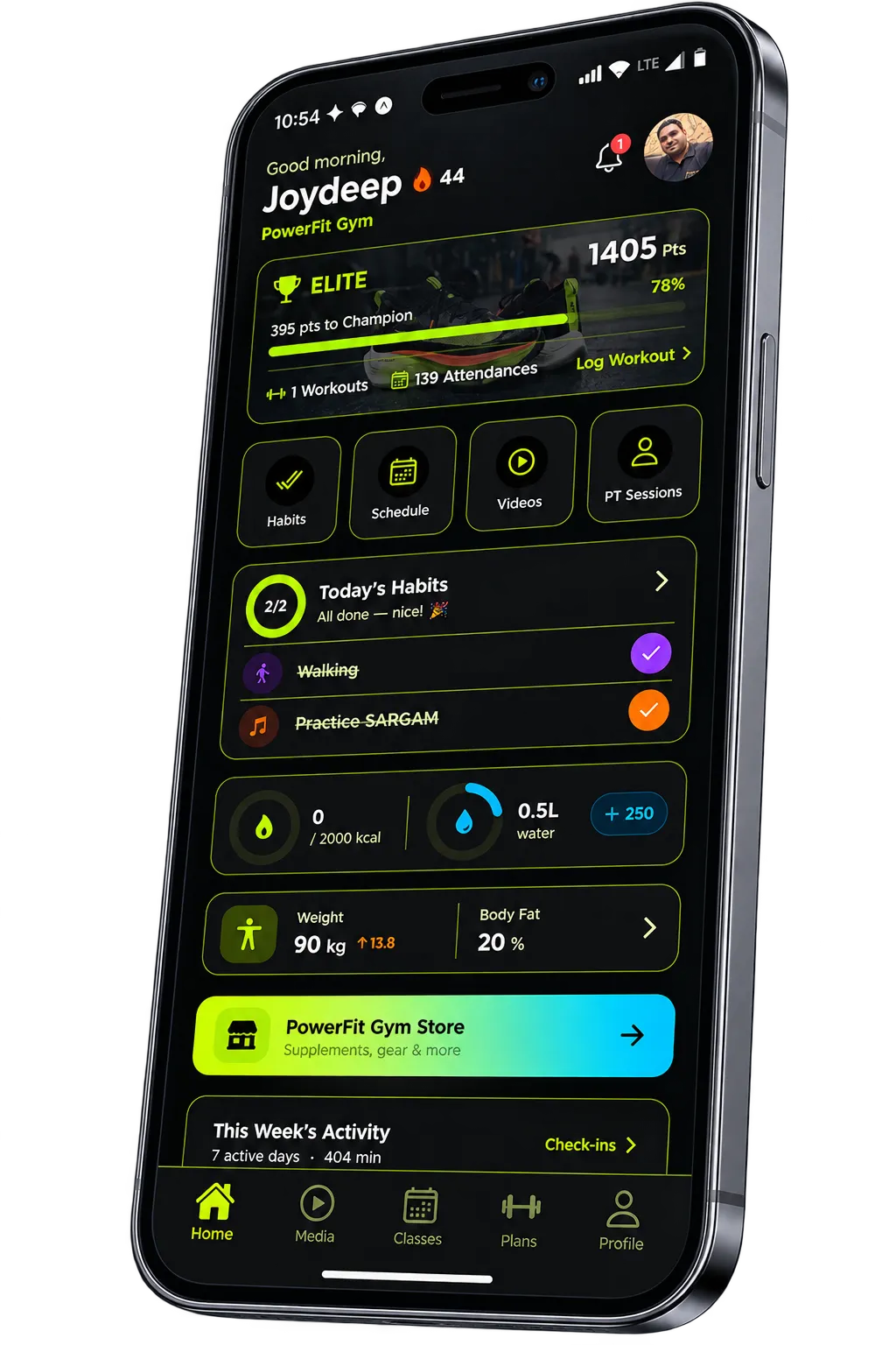 Your Gym Branded Mobile App - iOS & Android